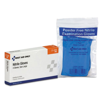 First Aid Only™ Ansi Compliant First Aid Kit Refill For 16 Unit First Aid Kit, Exam Gloves, 4-box freeshipping - TVN Wholesale